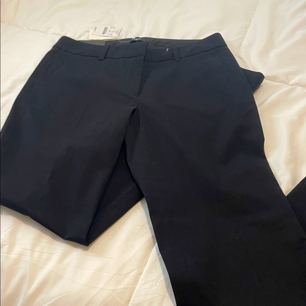 NWT J. Crew Classic Black Dress pants women’s size 6.